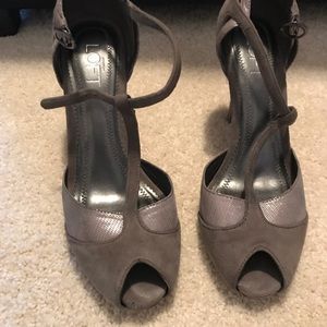 Loft open toe heels